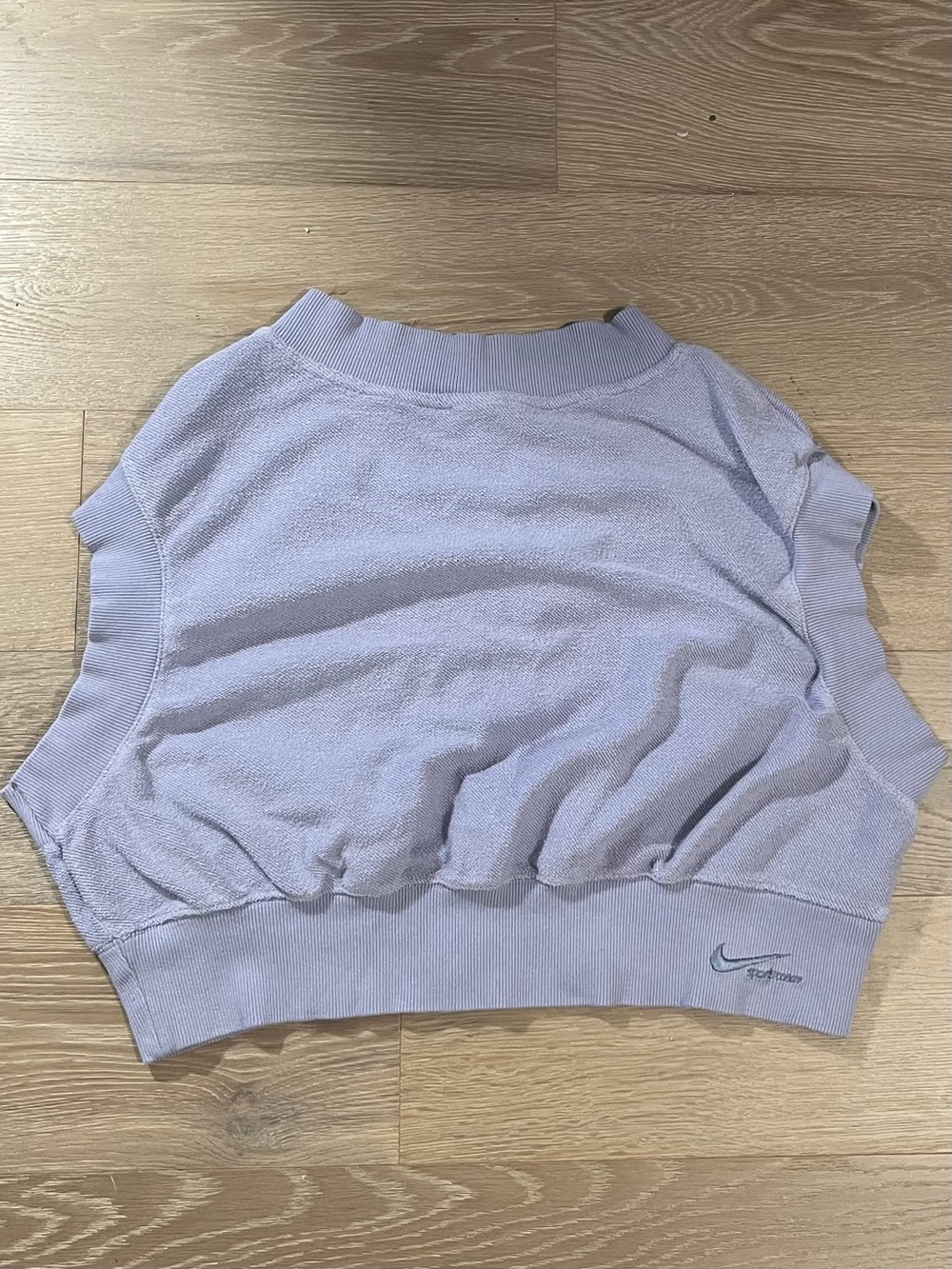Nike Sportswear Collection Reverse French Terry Vest Purple Small - Picture 6 of 8